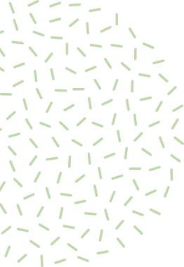 緑色の点線の円