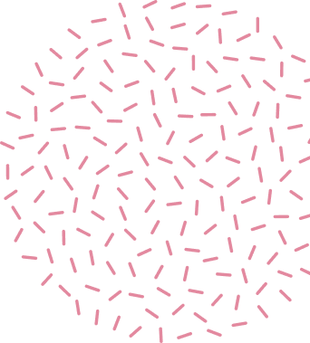 ピンク点線の円