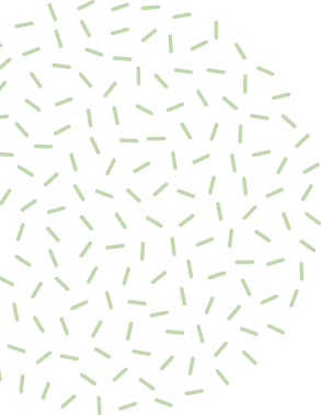 緑色の点線の円