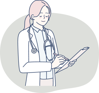 白衣を着た女性