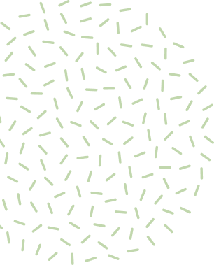 緑色の点線の円